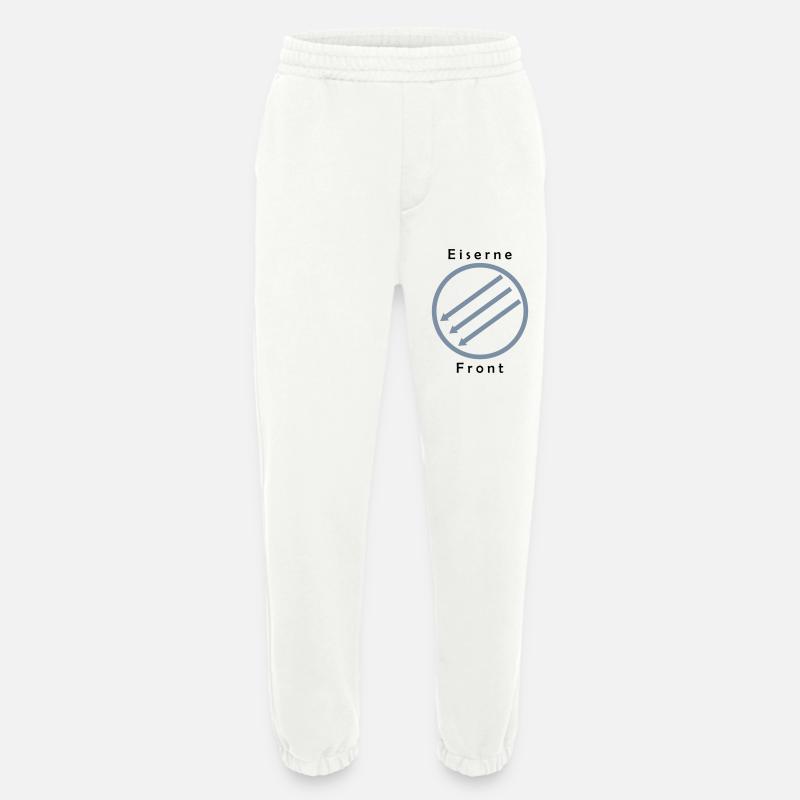 Eiserne Front - Drei Pfeile - Heavyweight Jogging Pants - made by SPREAD  - OFF WHITE