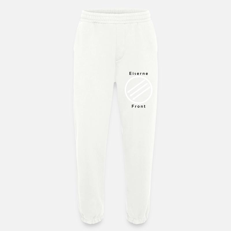 Eiserne Front - Drei Pfeile - Heavyweight Jogging Pants - made by SPREAD  - OFF WHITE