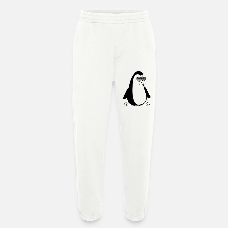 cool Pinguin 001 - Heavyweight Jogginghose - made by SPREAD  - OFF WHITE