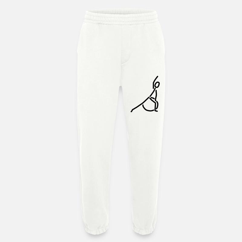 iYpsilon Ball Sitz - Heavyweight Jogginghose - made by SPREAD  - OFF WHITE