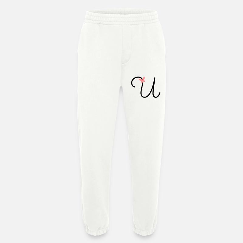 Buchstabe U Schmetterlingsbuchstabe - Heavyweight Jogginghose - made by SPREAD  - OFF WHITE