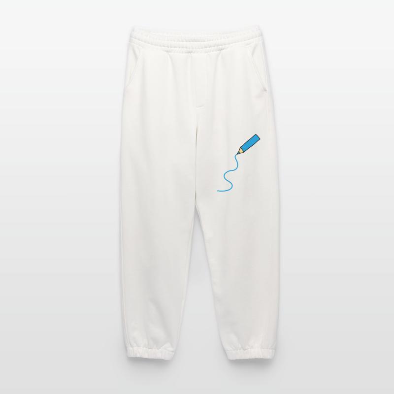 easy_drawing_3c Pantalon de jogging bio épais fabriqué en UE