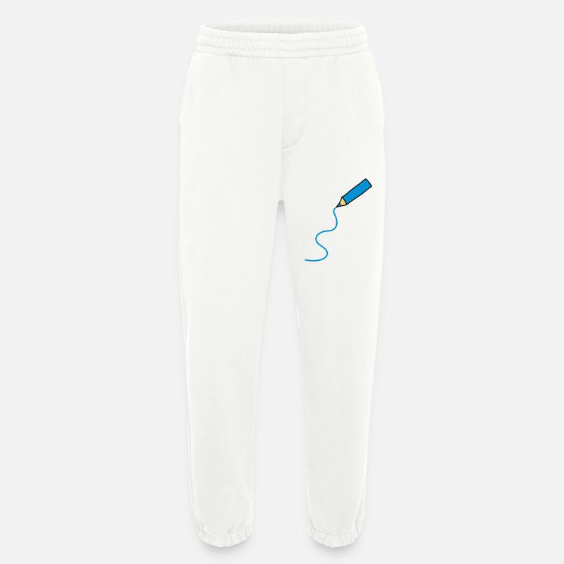 easy_drawing_3c - Heavyweight Jogginghose - made by SPREAD  - OFF WHITE