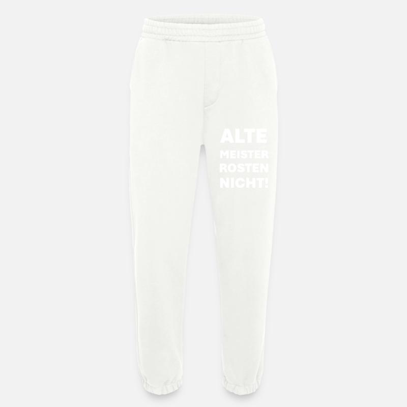 Old masters don't rust - Heavyweight Jogging Pants - made by SPREAD  - OFF WHITE