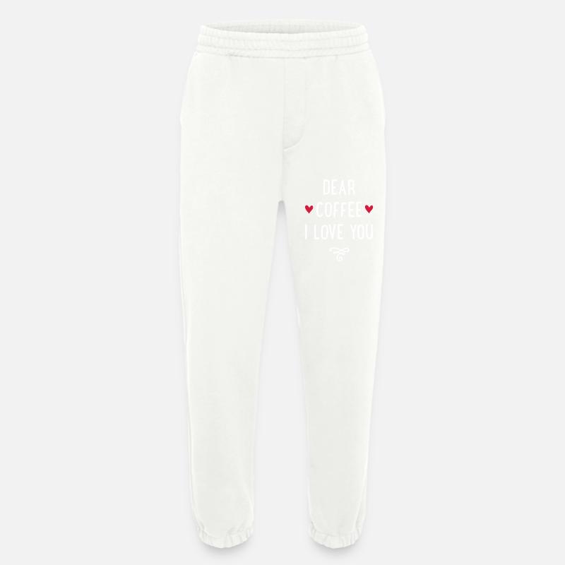 Kaffee - Heavyweight Jogginghose - made by SPREAD  - OFF WHITE