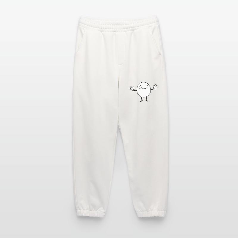 Conception d’Egg Man Pantalon de jogging bio épais fabriqué en UE