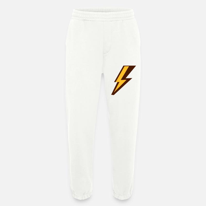 farbiger Blitz - Heavyweight Jogginghose - made by SPREAD  - OFF WHITE