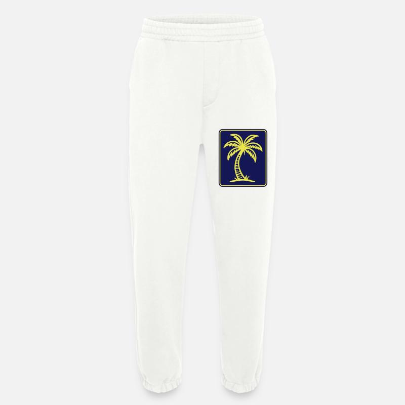 Palm Tree Icon - Heavyweight Jogging Pants - made by SPREAD - OFF WHITE