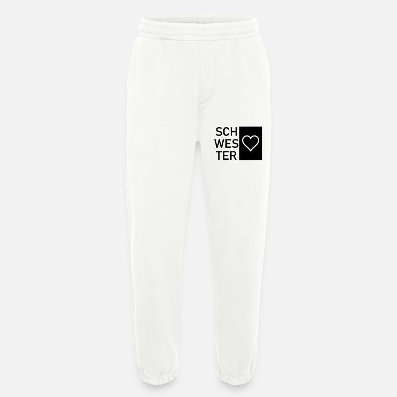 Schwesterherz - Heavyweight Jogginghose - made by SPREAD  - OFF WHITE