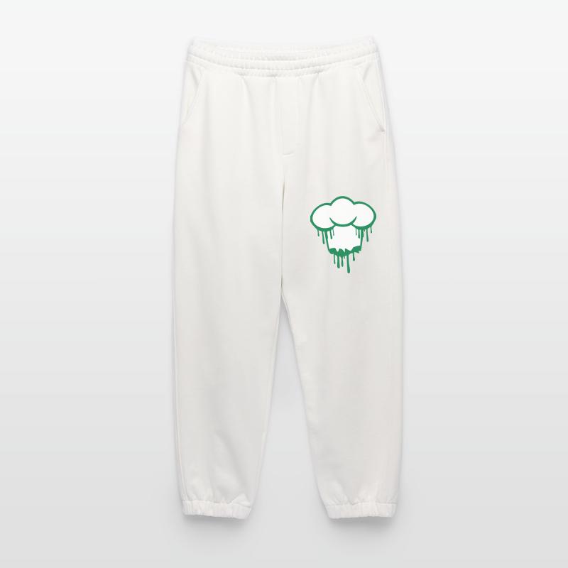 Graffiti Chef’s Hat cuisine Master Chef Cool Spray Pantalon de jogging bio épais fabriqué en UE