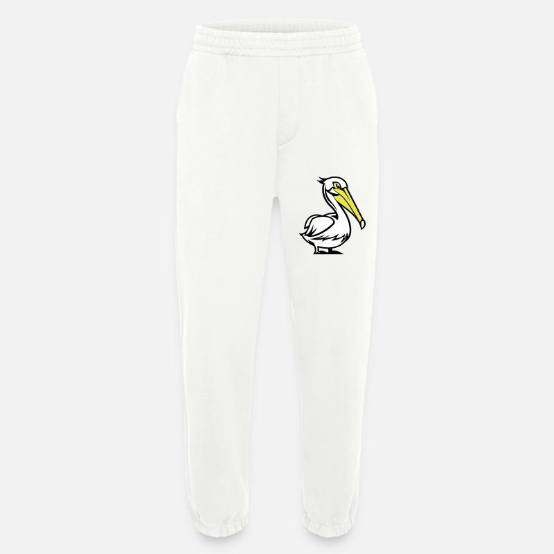 pelikan comic - Heavyweight Jogginghose - made by SPREAD  - OFF WHITE