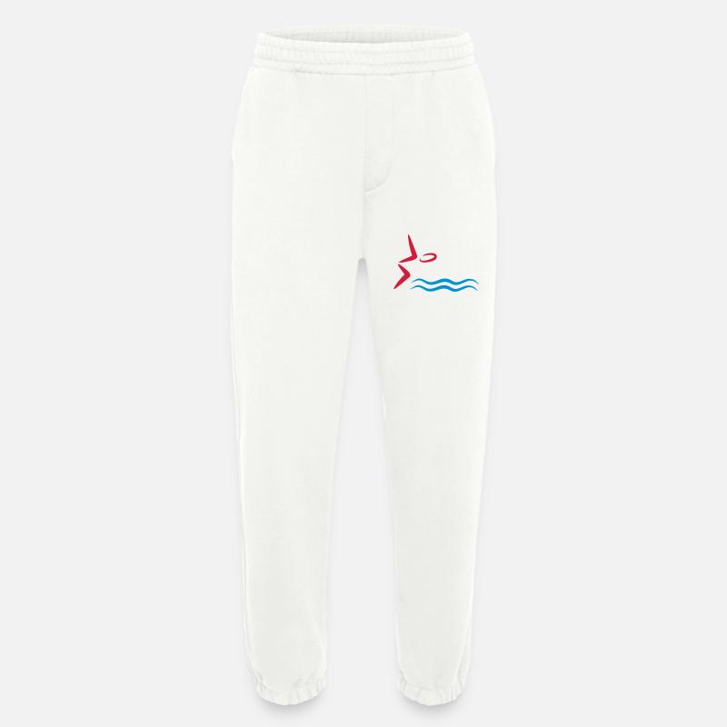 schwimmen - Heavyweight Jogginghose - made by SPREAD  - OFF WHITE