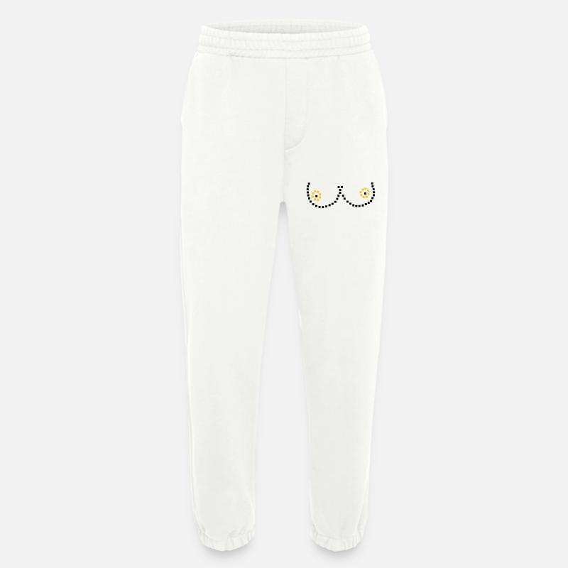Pixel Brüste - Heavyweight Jogginghose - made by SPREAD  - OFF WHITE