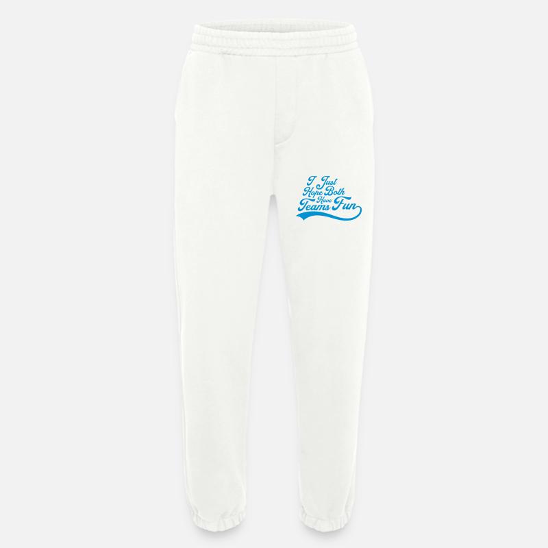 Both Teams Have Fun - Heavyweight Jogginghose - made by SPREAD  - OFF WHITE