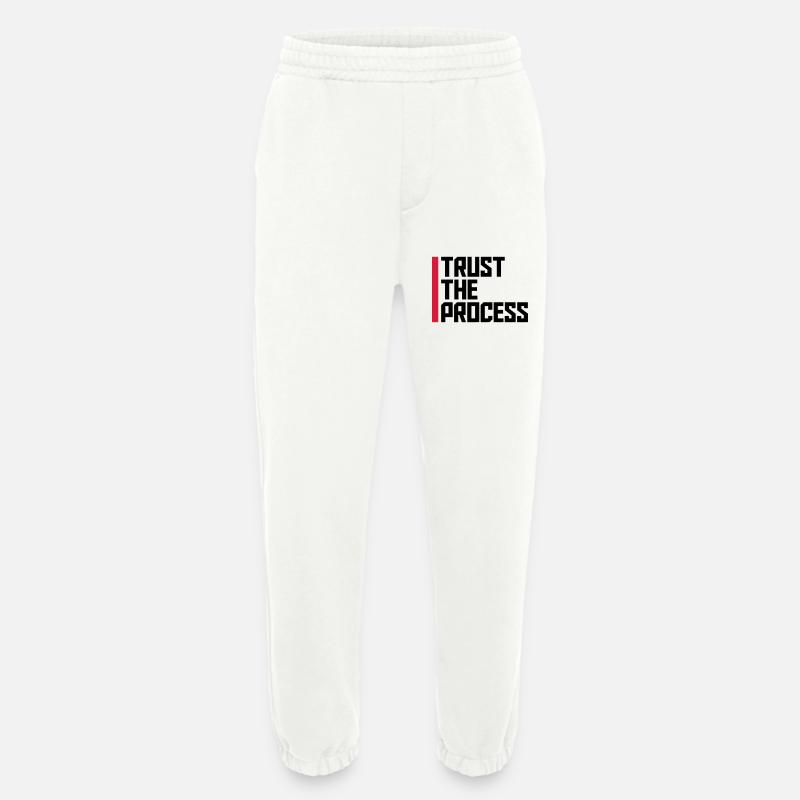 faire confiance au processus Devis - Pantalon de jogging bio épais fabriqué en UE - OFF WHITE