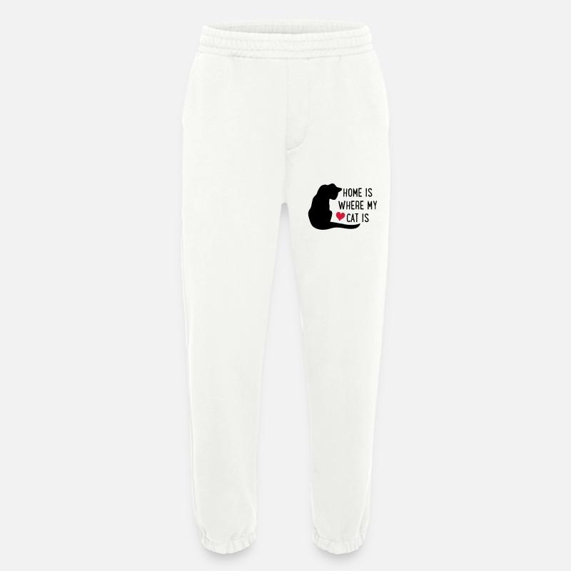 Katze - Heavyweight Jogginghose - made by SPREAD - OFF WHITE