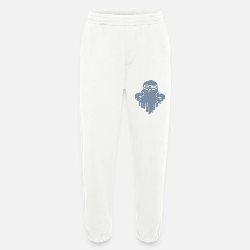 Comic schwebender Monster Geist - Heavyweight Jogginghose - made by SPREAD  - OFF WHITE