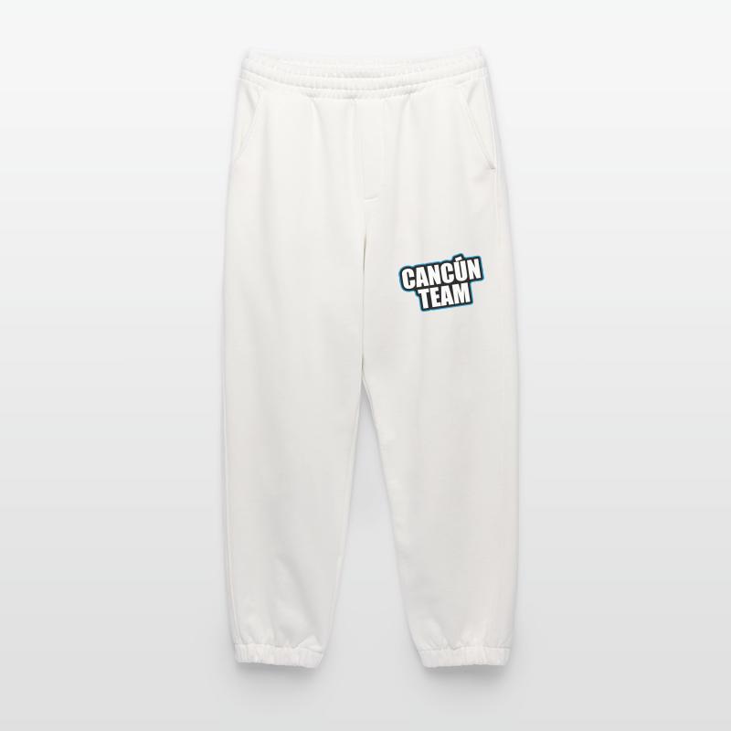 Vacances de voyage de l’équipe Cancun Pantalon de jogging bio épais fabriqué en UE