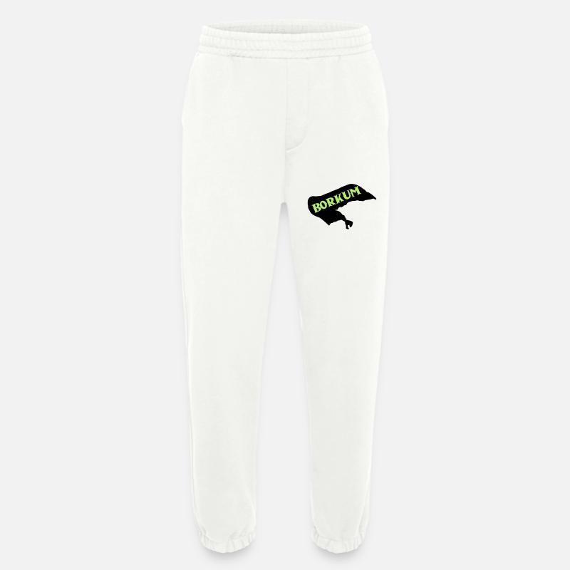 borkum insel - Heavyweight Jogginghose - made by SPREAD  - OFF WHITE