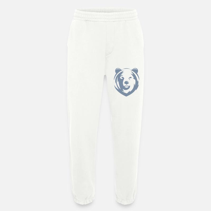 bear - Heavyweight Jogging Pants - made by SPREAD  - OFF WHITE