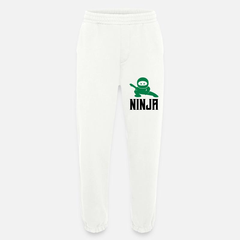 ninja comic - Heavyweight Jogginghose - made by SPREAD  - OFF WHITE