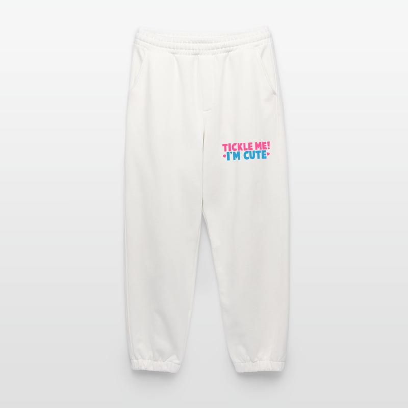 Chatouiller moi que je suis mignon! Pantalon de jogging bio épais fabriqué en UE