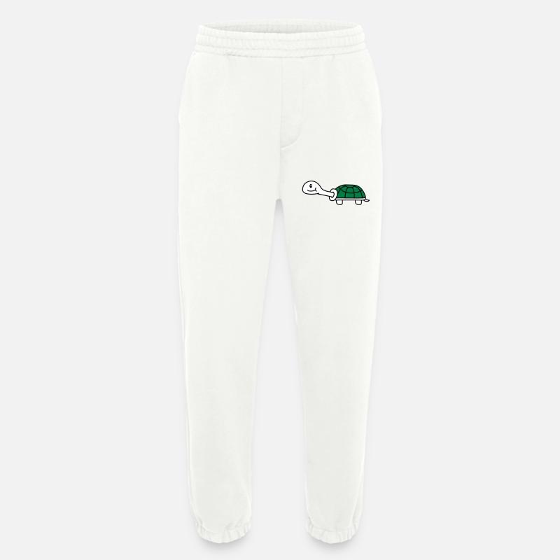 Cute Turtle - Heavyweight Jogginghose - made by SPREAD  - OFF WHITE