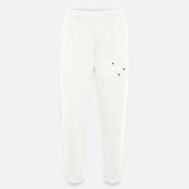 beste Stiefmutter der Welt - Heavyweight Jogginghose - made by SPREAD  - OFF WHITE