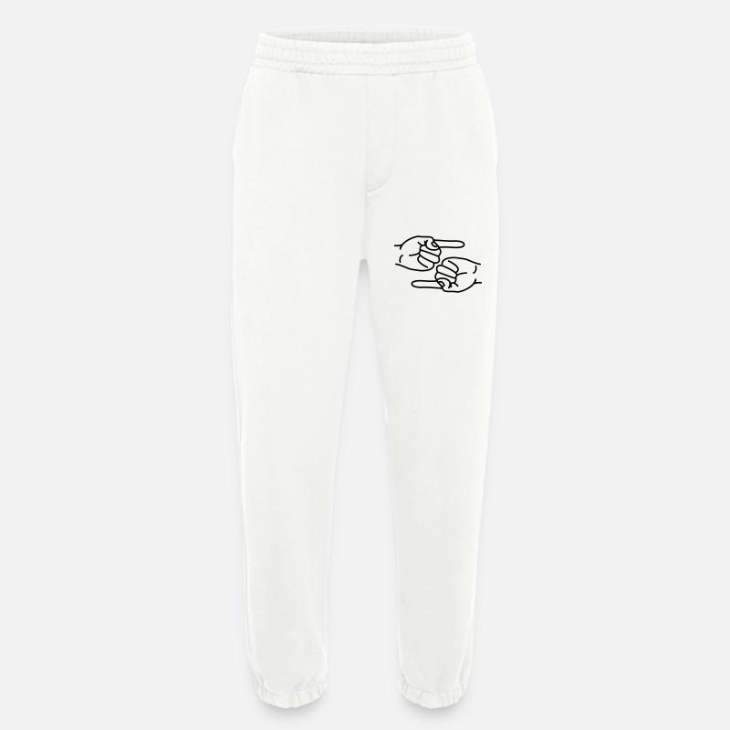 zeigefinger - Heavyweight Jogginghose - made by SPREAD - OFF WHITE