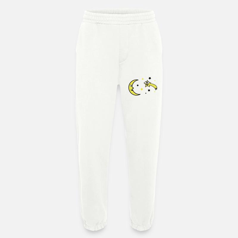 mond und sterne - Heavyweight Jogginghose - made by SPREAD - OFF WHITE