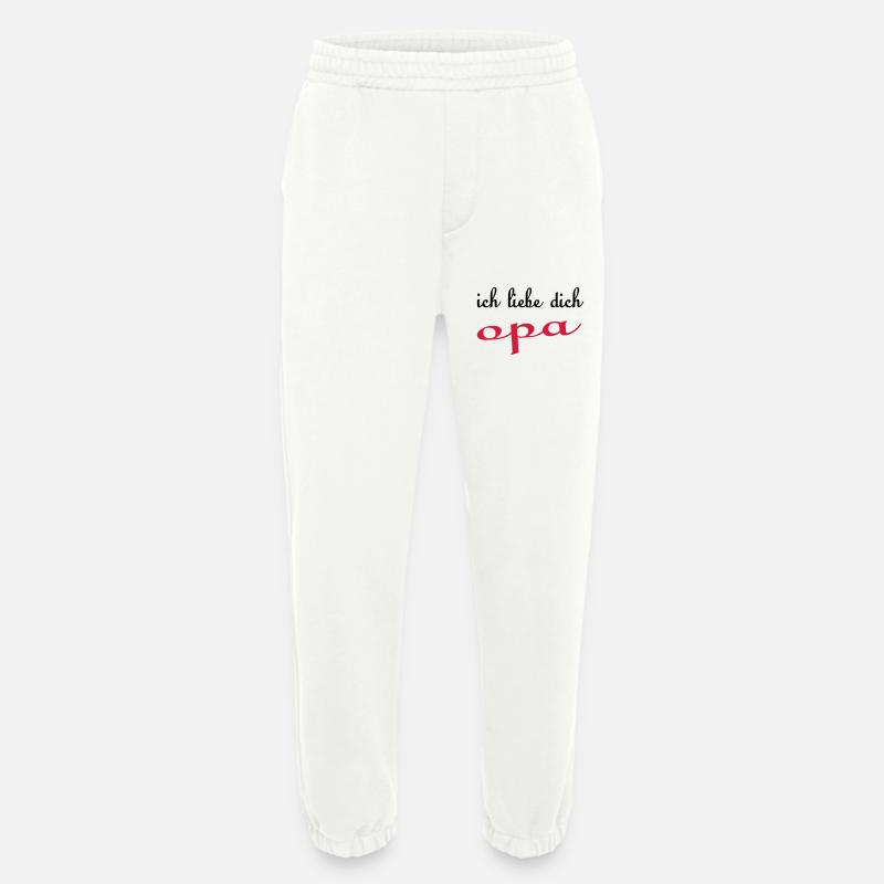 Ich liebe dich opa - Heavyweight Jogginghose - made by SPREAD - OFF WHITE