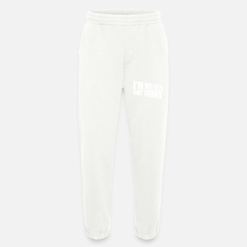 not getting ready today - Heavyweight Jogginghose - made by SPREAD  - OFF WHITE