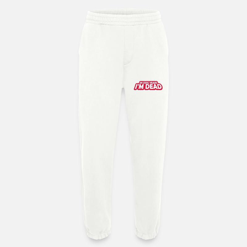 in dog years Dead - Heavyweight Jogging Pants - made by SPREAD - OFF WHITE