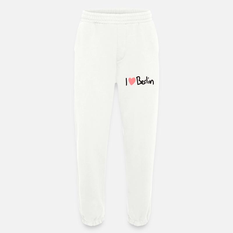 I love Berlin - Heavyweight Jogginghose - made by SPREAD  - OFF WHITE