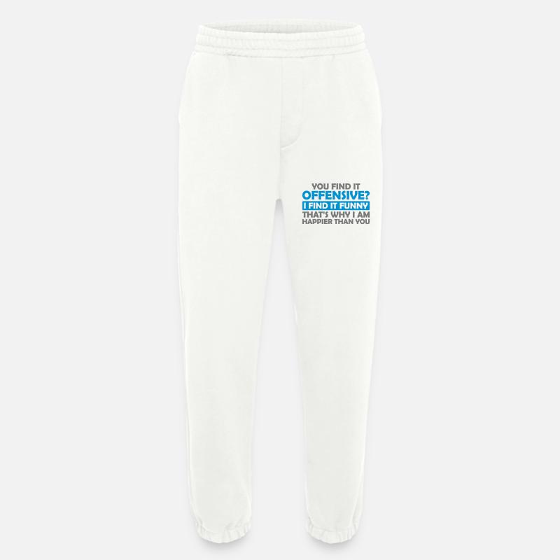 You find it offensive - Heavyweight Jogginghose - made by SPREAD  - OFF WHITE