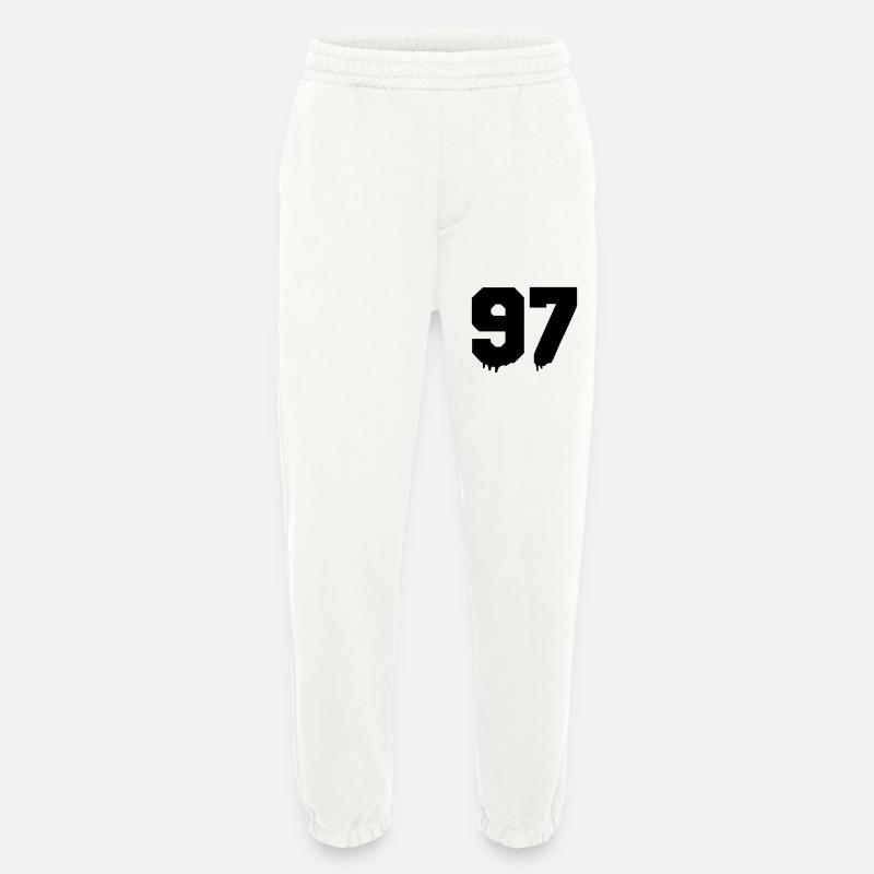 97 - Heavyweight Jogginghose - made by SPREAD  - OFF WHITE