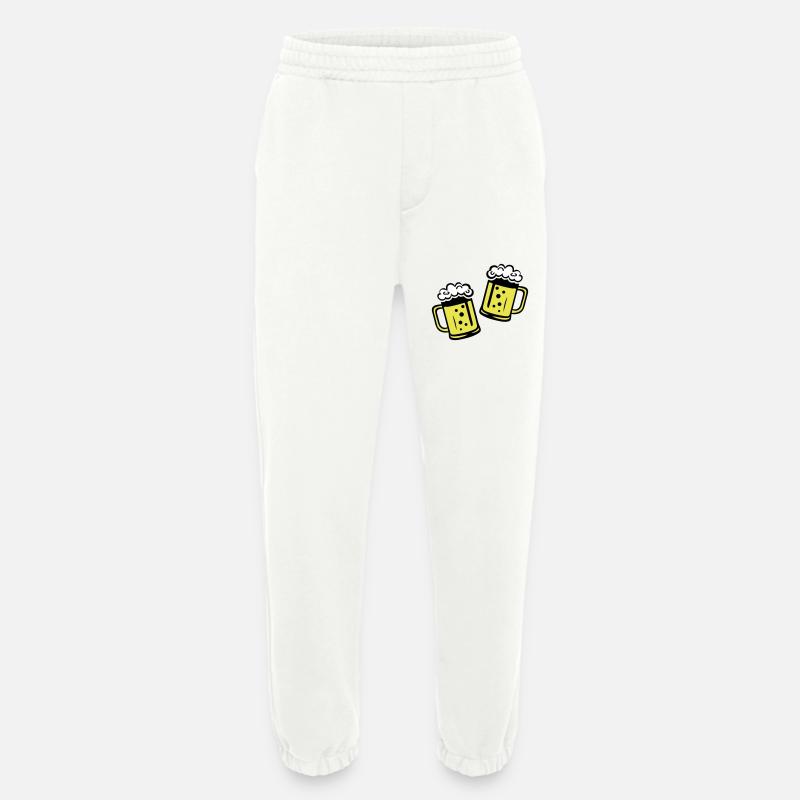 Bier Bierkrug Prost - Heavyweight Jogginghose - made by SPREAD  - OFF WHITE