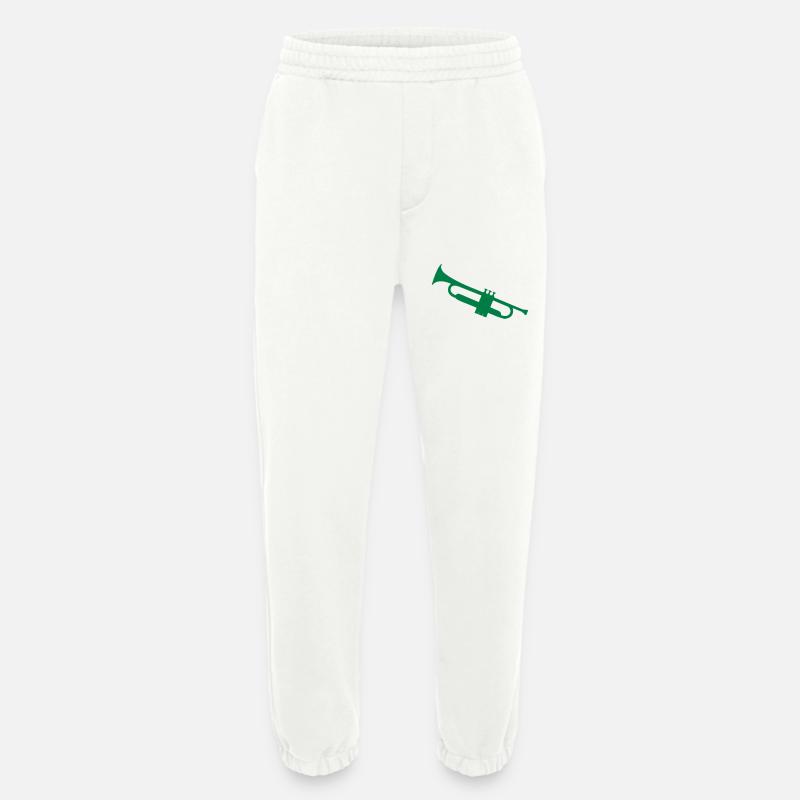 trompete - Heavyweight Jogginghose - made by SPREAD  - OFF WHITE