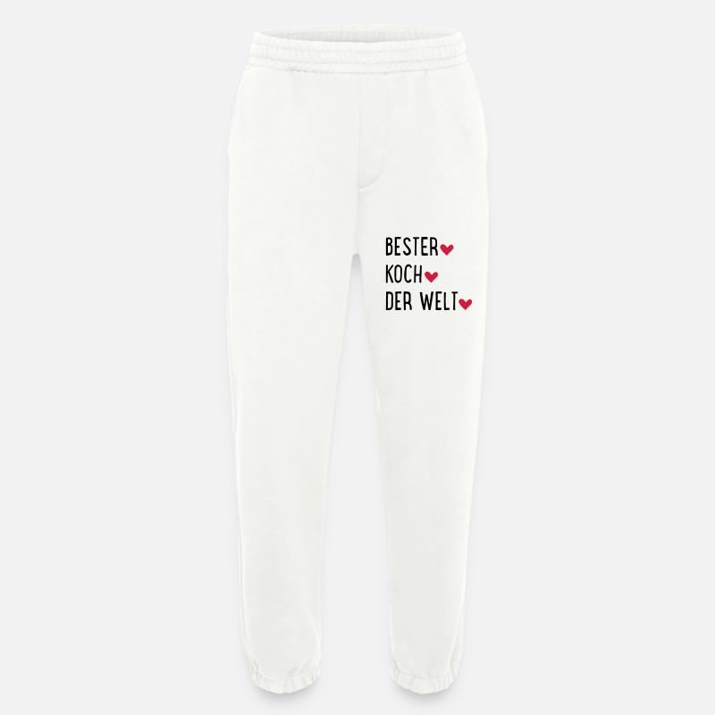 Bester Koch der Welt - Heavyweight Jogginghose - made by SPREAD  - OFF WHITE