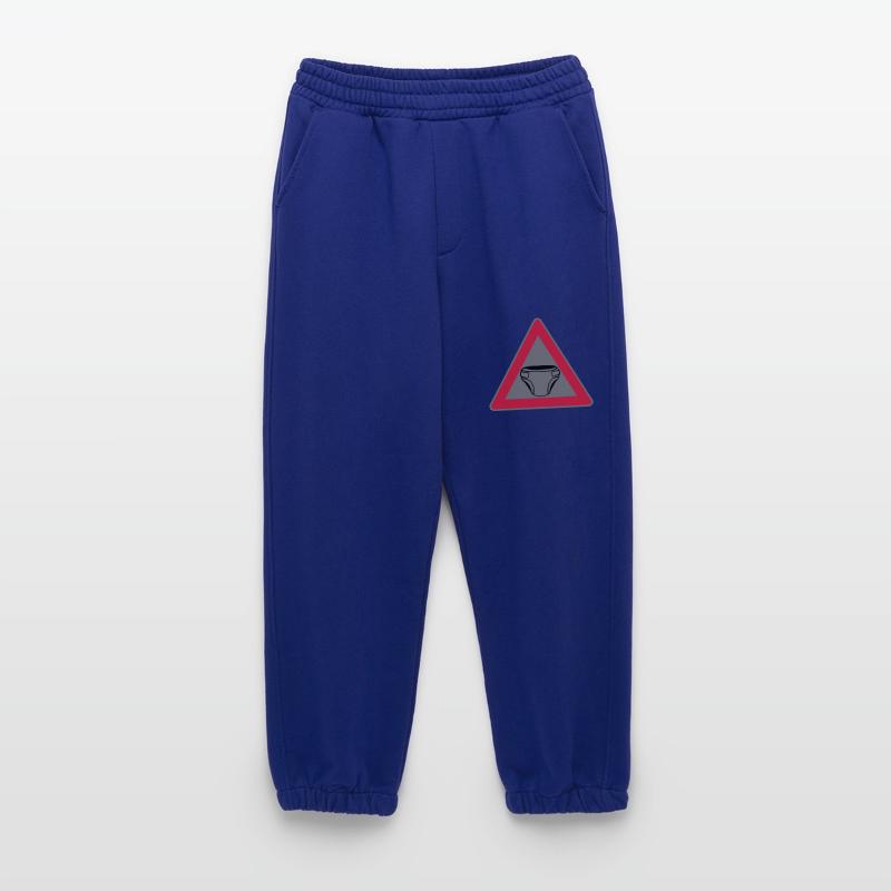 Caution Shield Diaper Heavyweight Jogging Pants - made by SPREAD 
