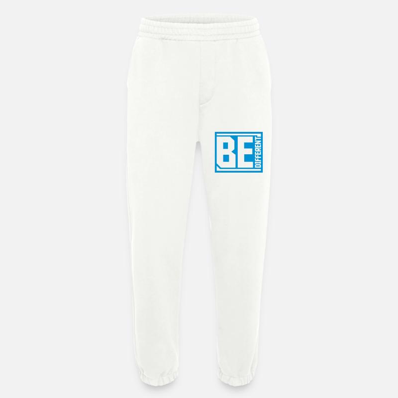 Be different Logo Design - Heavyweight Jogging Pants - made by SPREAD  - OFF WHITE