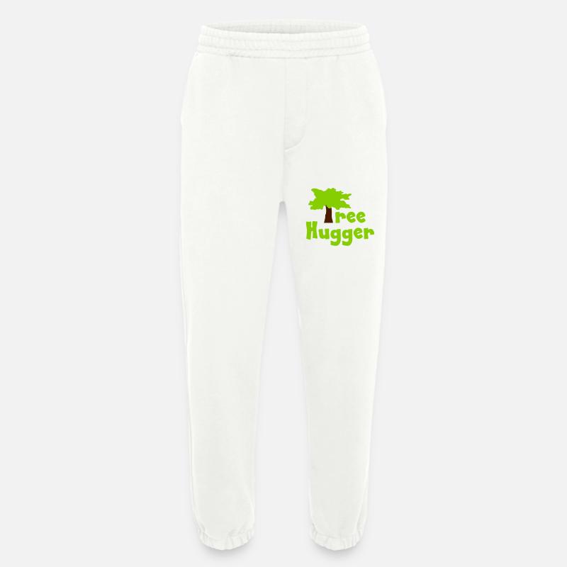 Tree Hugger - Heavyweight Jogging Pants - made by SPREAD  - OFF WHITE