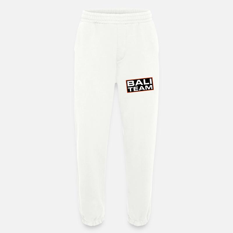 Bali Team - Heavyweight Jogging Pants - made by SPREAD  - OFF WHITE
