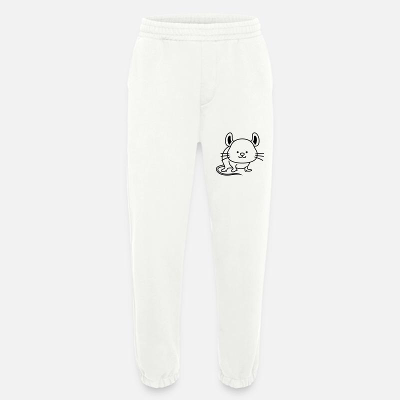 maus süß - Heavyweight Jogginghose - made by SPREAD  - OFF WHITE