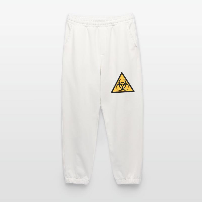 Biohazard Symbol Heavyweight Jogging Pants - made by SPREAD 