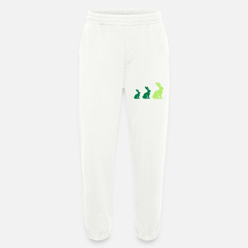 Rabbit Rabbit 3 - Heavyweight Jogging Pants - made by SPREAD  - OFF WHITE