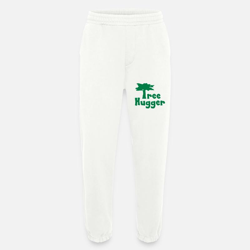 Tree Hugger - Heavyweight Jogging Pants - made by SPREAD  - OFF WHITE