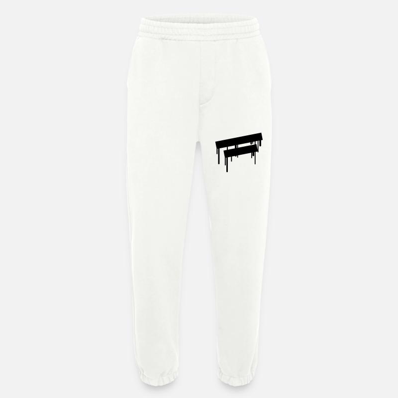 2_empty_graffiti_frames - Heavyweight Jogging Pants - made by SPREAD  - OFF WHITE