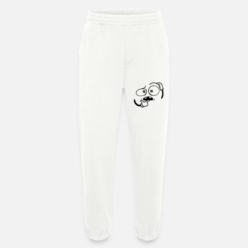 Zweifelnd Hand Geste Gesicht - Heavyweight Jogginghose - made by SPREAD  - OFF WHITE