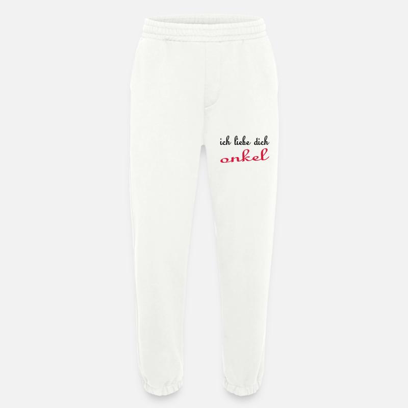 Ich liebe dich onkel - Heavyweight Jogginghose - made by SPREAD  - OFF WHITE